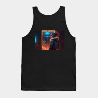 Cyberpunk art gallery Tank Top